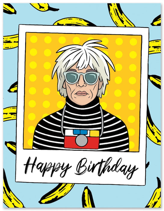 Warhol Art Bananas Happy Birthday