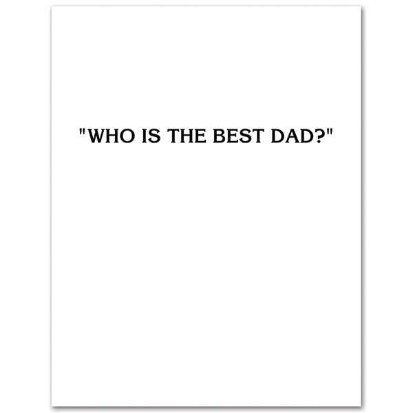 Jeopardy Who is The Best Dad? Father's Day Card