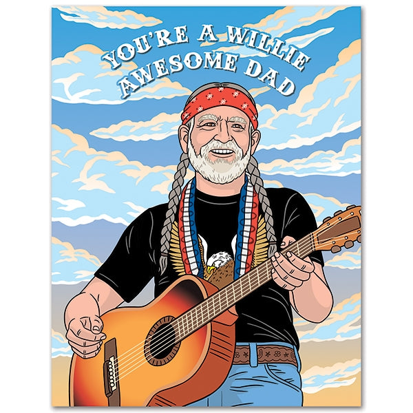 Willie Awesome Dad Father's Day Card