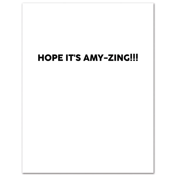 Amy-zing Birthday Card
