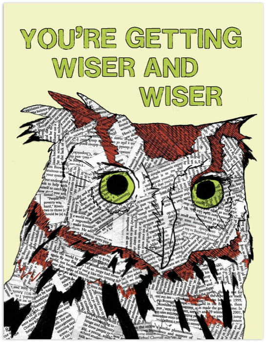 Owl-You're getting wiser