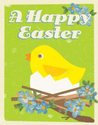 Chick-A Happy Easter