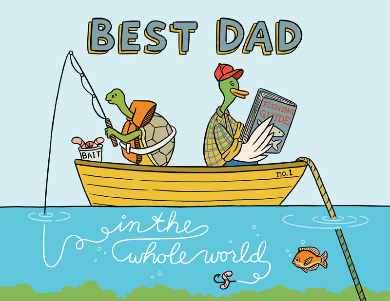 Best Dad Fishing Father's Day Card