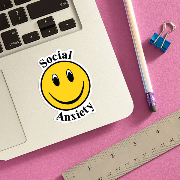 Die Cut Sticker - Social Anxiety