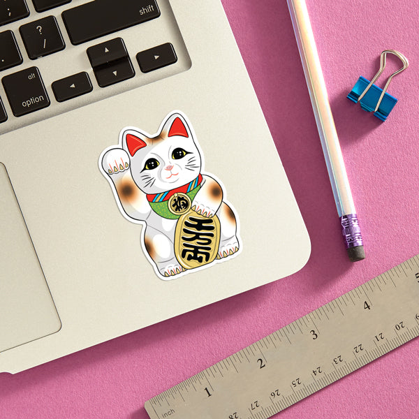 Die Cut Sticker - Maneki-Neko Lucky Cat