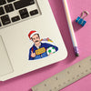 Die Cut Sticker - Ted Believe Xmas