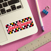 Die Cut Sticker - San Antonio (Checkered)