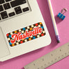 Die Cut Sticker - Nashville (Checkered)