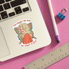 Die Cut Sticker - Dolly Bigger the Hair