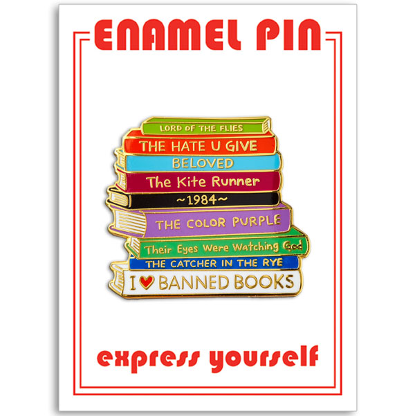 Book Culture Enamel Pin
