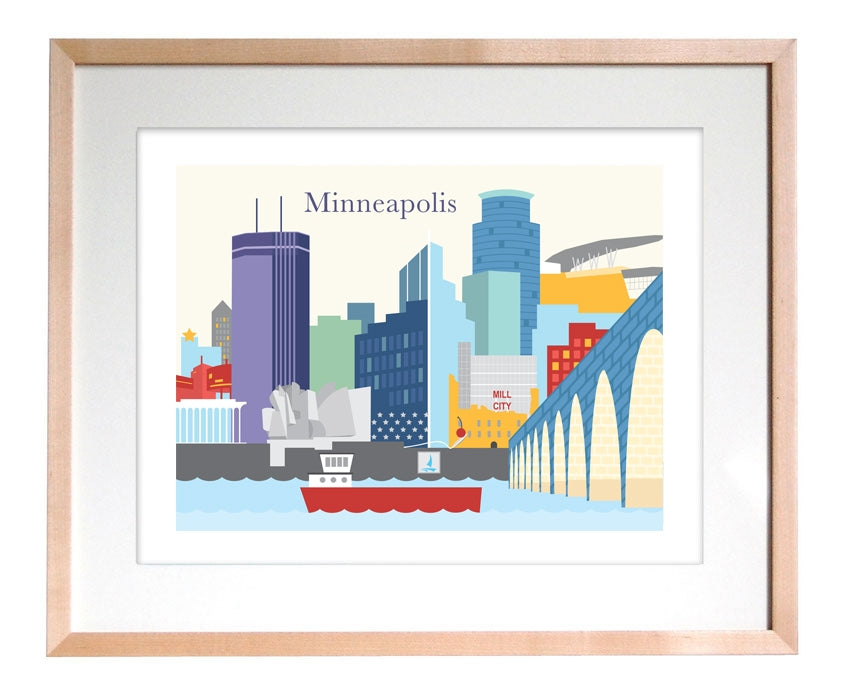Art Print - Minneapolis Skyline