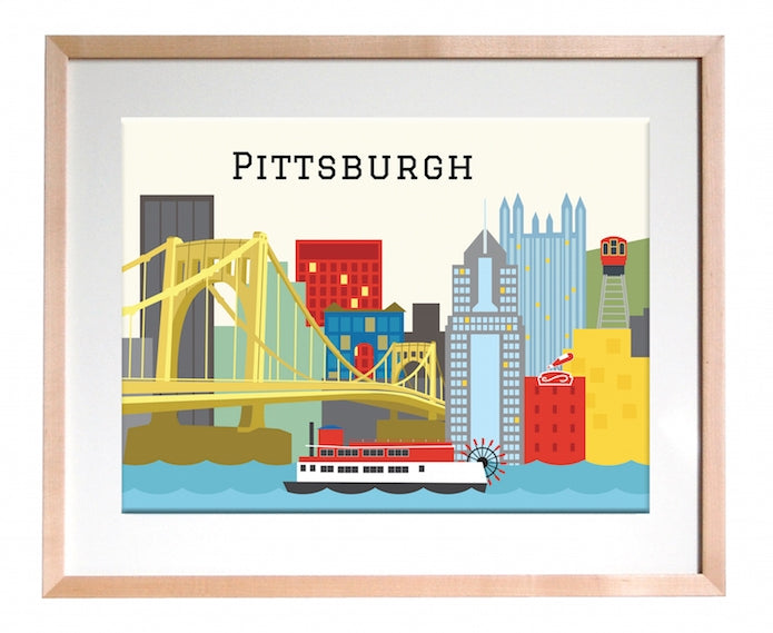 Art Print - Pittsburgh Skyline