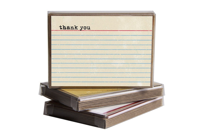 Index Card Thank You (8/box)