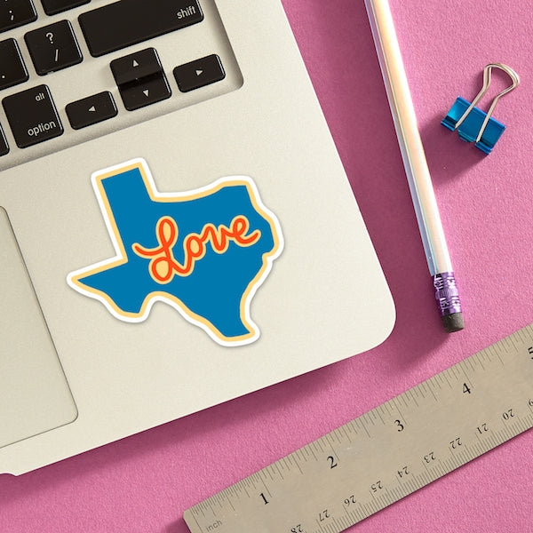 Die Cut Sticker - Texas Love