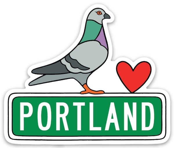 Die Cut Sticker - Portland Pigeon