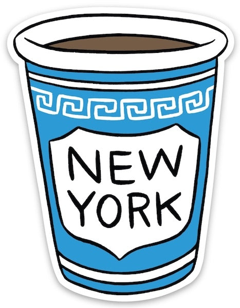 Die Cut Sticker - NYC Coffee Cup