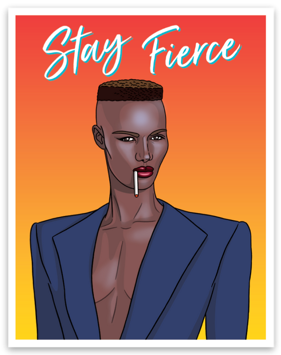 Die Cut Sticker - Grace Jones Stay Fierce