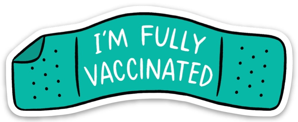 Die Cut Sticker - Vaccination Bandaid
