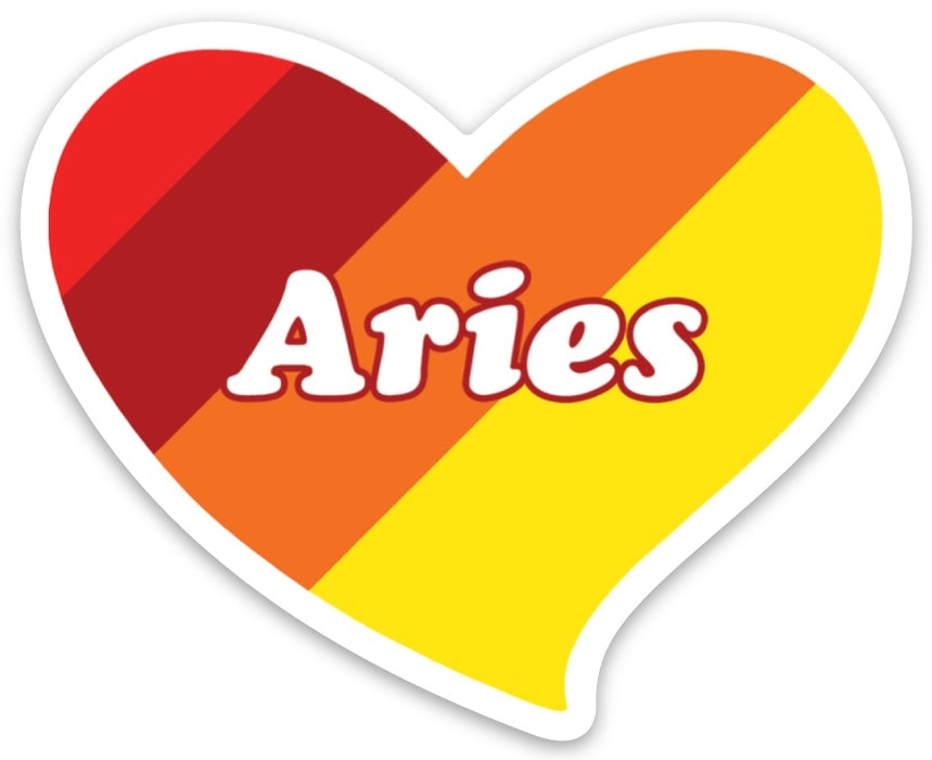 Die Cut Sticker - Aries Heart