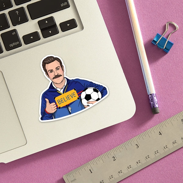 Die Cut Sticker - Ted Believe — The Found