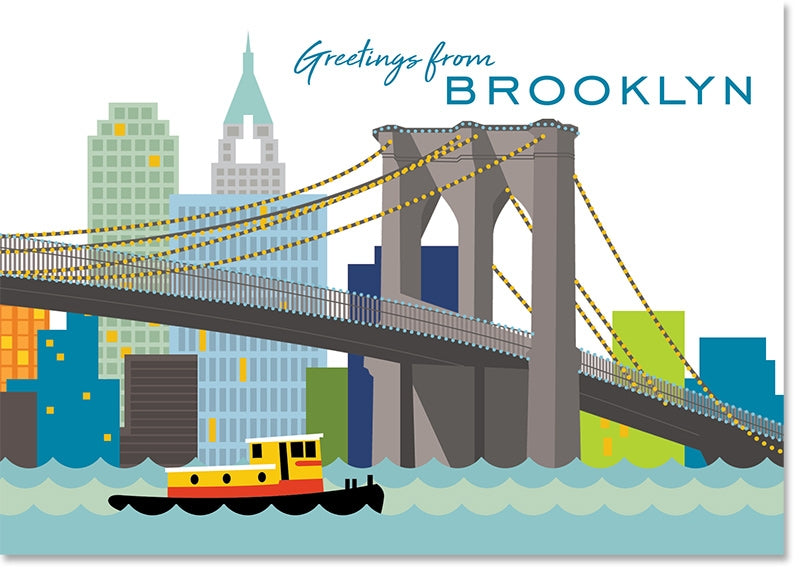 Postcard - Brooklyn Skyline