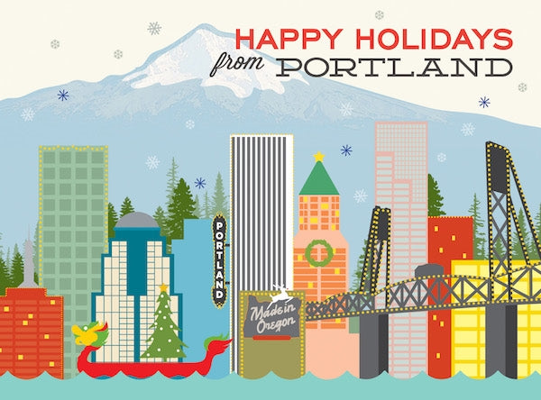 Portland Skyline Holiday