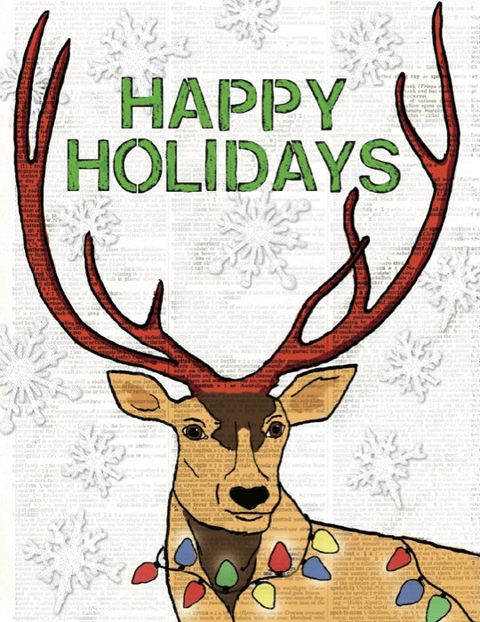Reindeer Happy Holidays