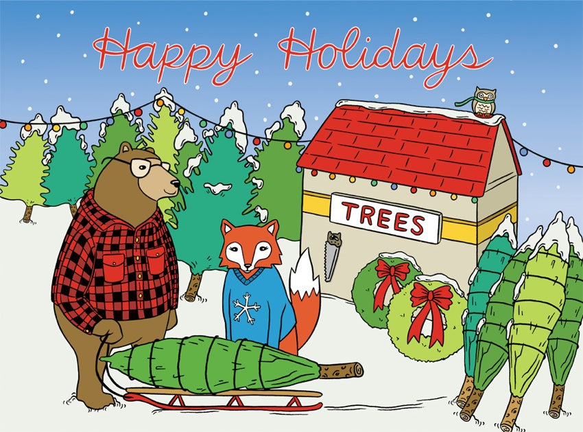Holiday Animals Tree Lot