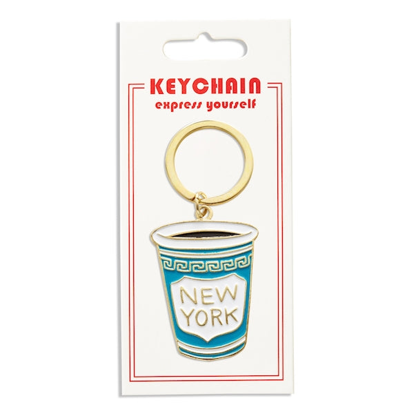 Keychain - New York Coffee Cup