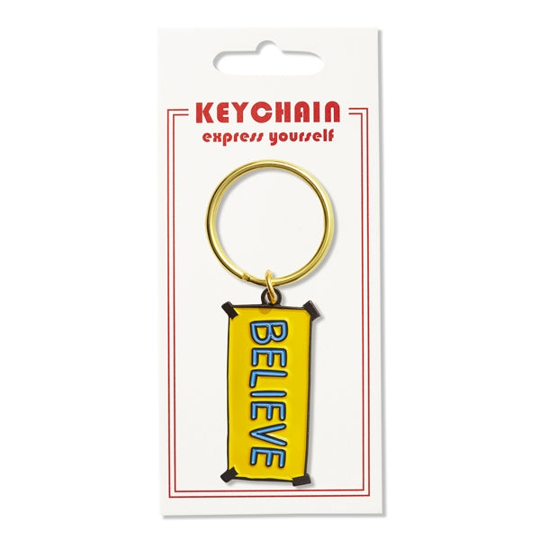 Keychain - Ted Believe Sign