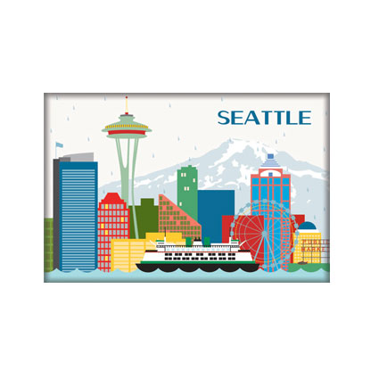 Magnet - Seattle Skyline — The Found