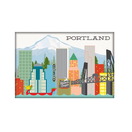 Magnet - Portland Skyline