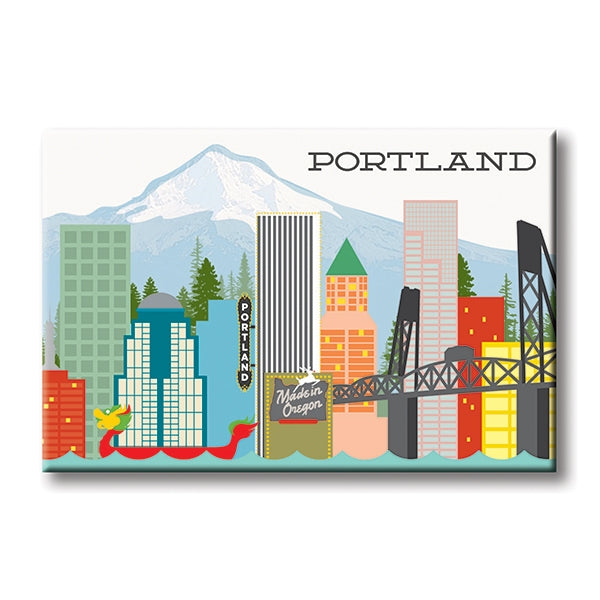Magnet - Portland Skyline