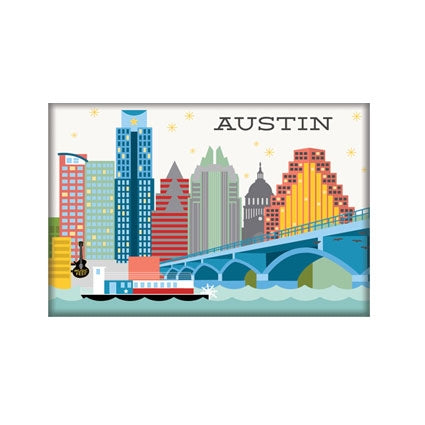 Magnet - Austin Skyline