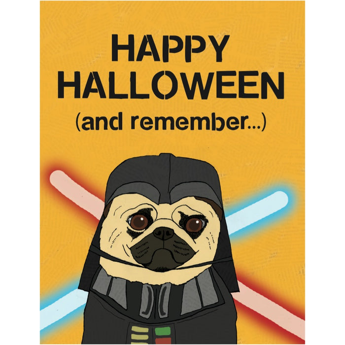 Halloween Darth Vader Pug