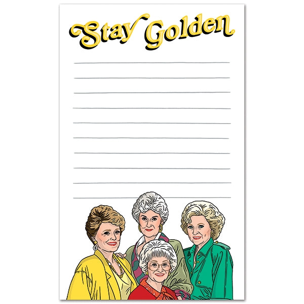 Notepad: Stay Golden