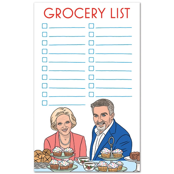 Notepad: Star Baker Grocery List
