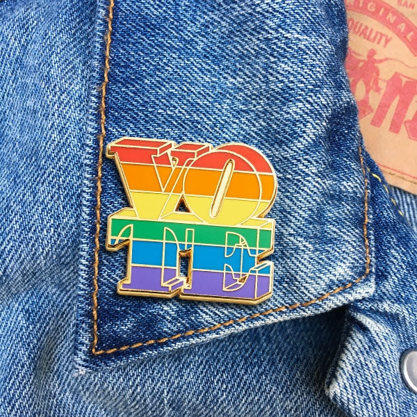 Pin - VOTE (Rainbow)