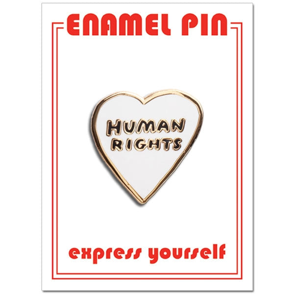 Pin - Human Rights Heart