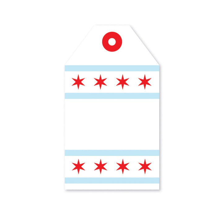 Tag - Chicago Flag (8/pk)